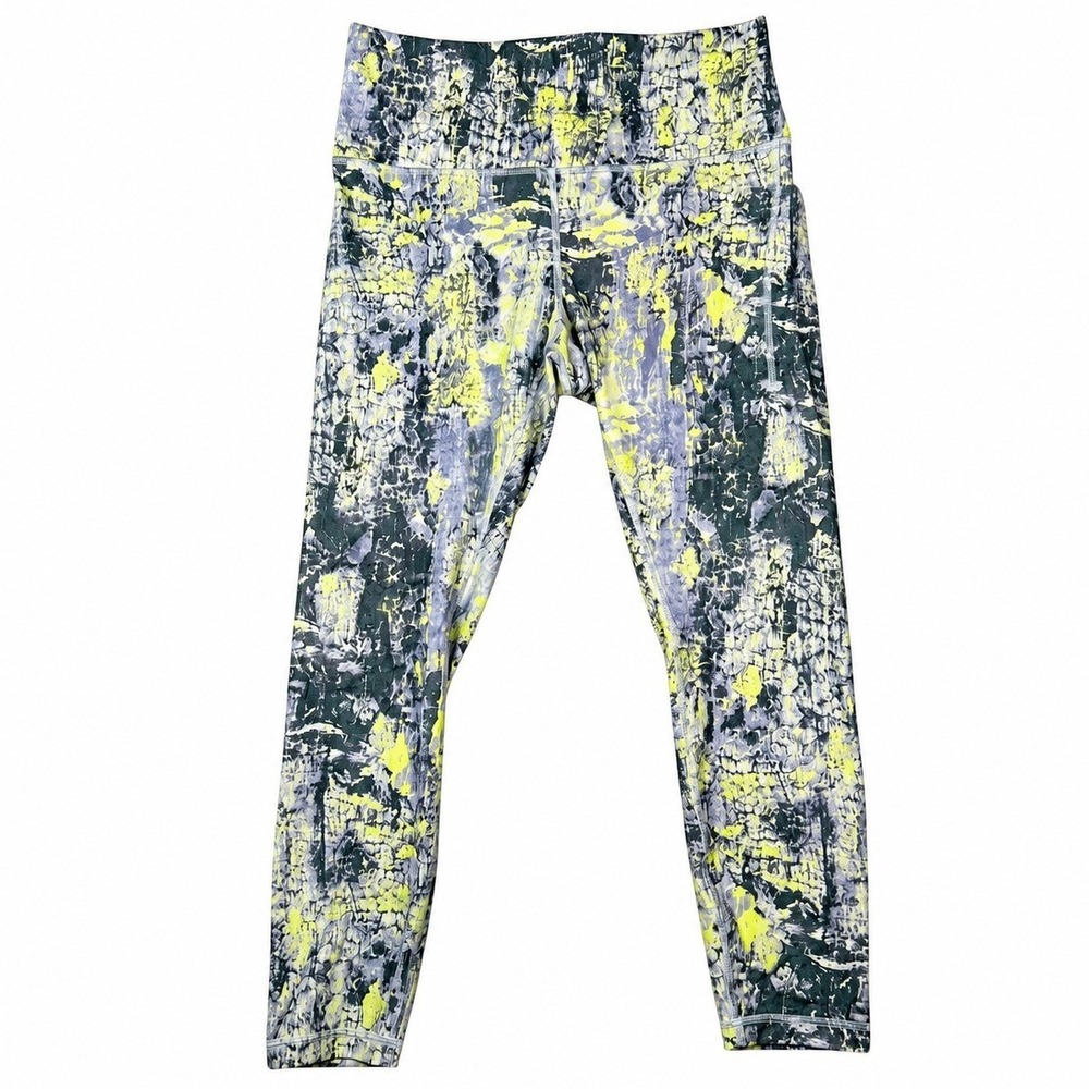 Lululemon Wunder Train Leggings Womens 12 Cinder Grain 25" Pockets Workout